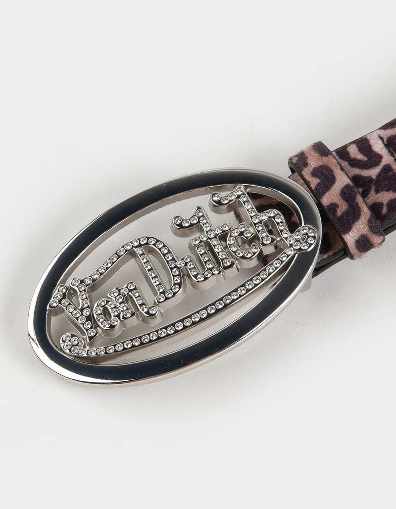 VON DUTCH Rhinestone Womens 35mm Belt image number 1