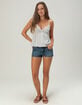 RSQ Womens Low Rise Micro Shorts image number 2