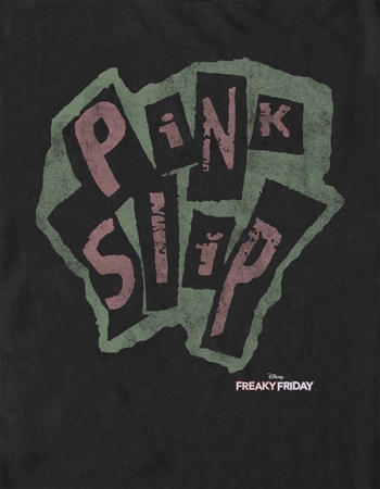 FREAKY FRIDAY Pink Slip Logo Unisex Tee Alternative Image