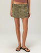 BDG Urban Outfitters Erin Womens Stamped Utility Mini Skirt image number 4