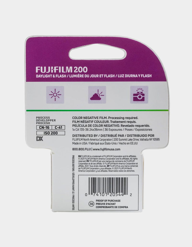 FUJIFILM 200 35mm Single Film Roll image number 1