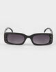 RSQ Rectangle Rhinestone Sunglasses image number 2