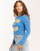 NFL Los Angeles Chargers Womens Long Sleeve Baby Tee image number 3