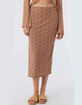 O'NEILL Kyan Womens Knit Midi Skirt image number 2