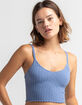 SKY AND SPARROW Pointelle Womens Blue Cami image number 1