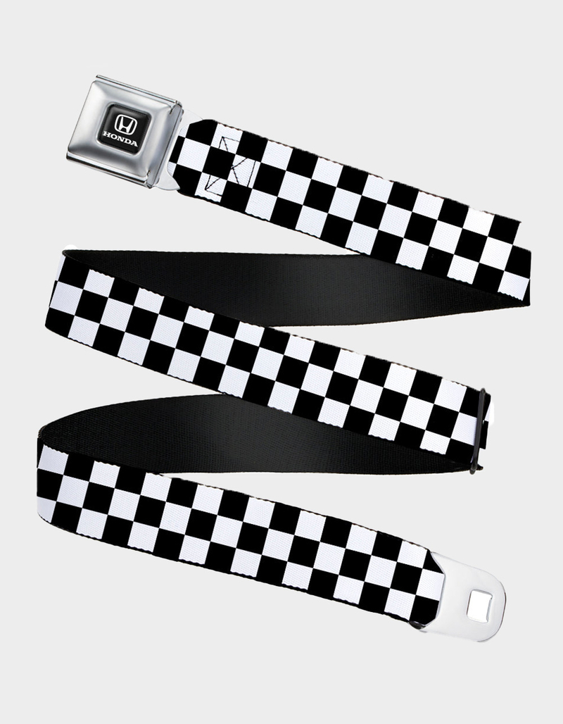 BUCKLE-DOWN Honda Checker Seatbelt Belt image number 0