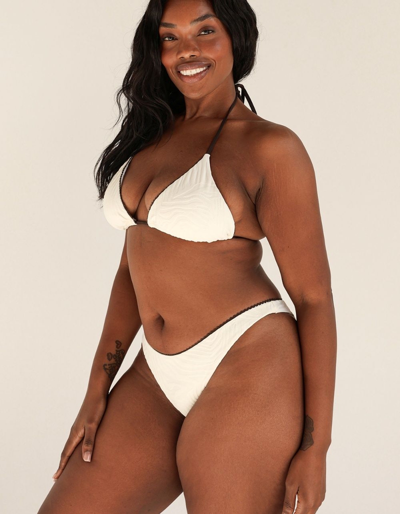 DIPPIN' DAISY'S Palm Tie Back Triangle Bikini Top image number 5