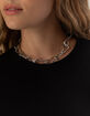 RSQ Oversized Chunky Two Tone Necklace image number 3