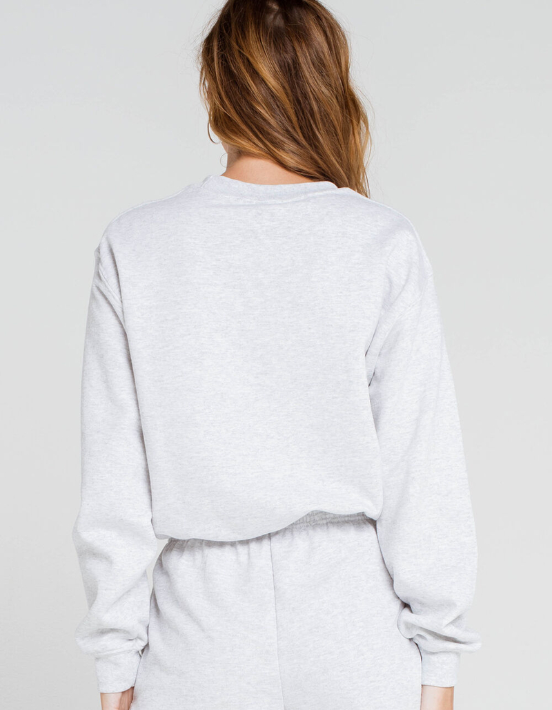 BDG Urban Outfitters Bubble Hem Womens Gray Sweatshirt image number 2