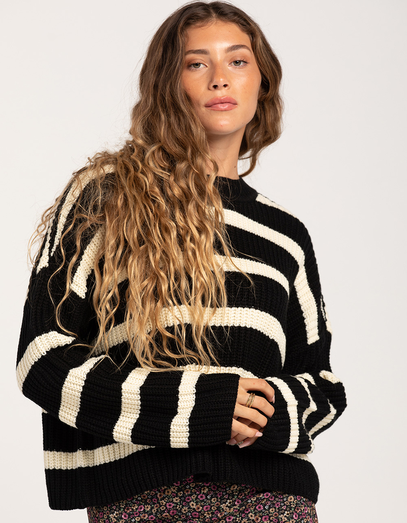 RSQ Womens Boyfriend Stripe Pullover image number 0