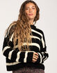 RSQ Womens Boyfriend Stripe Pullover image number 1