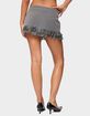 EDIKTED Mona Lacey Slit Pinstripe Mini Skort image number 3