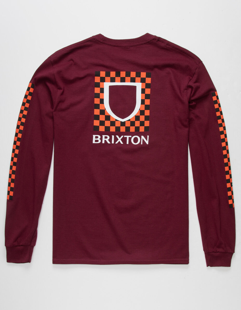 BRIXTON Beta Checkers Mens T-Shirt image number 0