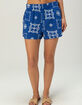 BRIXTON Tile Womens Pull On Shorts image number 2