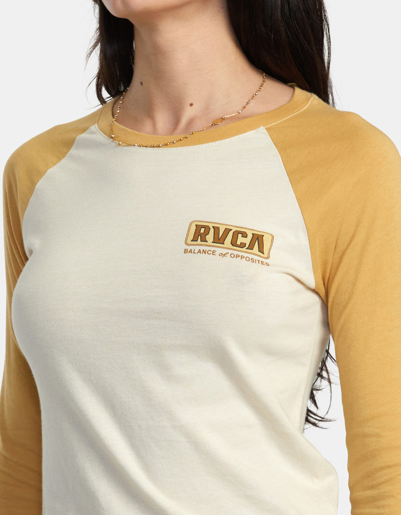 RVCA Workerwear Womens Raglan Tee image number 1