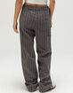 OBEY Mystery Womens Stripe Carpenter Pants image number 4