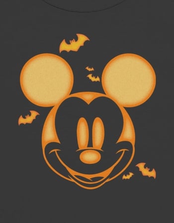 DISNEY Mickey Pumpkin Womens Baby Tee Alternative Image