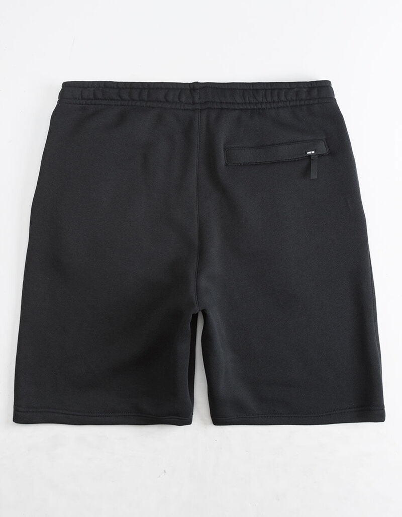 mens black nike sweat shorts