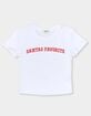 SANTA Santa's Favorite Womens Baby Tee image number 2