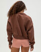 NIKE Sportswear Phoenix Fleece Womens Half-Zip Cropped Sweatshirt image number 4