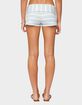 EDIKTED Lorenza Striped Fold Over Shorts image number 2