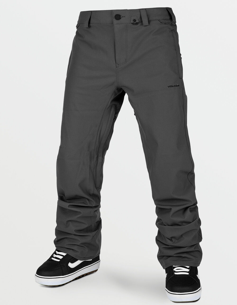 VOLCOM Freakin Mens Dark Gray Snow Chinos image number 0