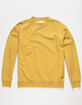 RSQ Premium Mens Pale Yellow Crewneck Sweatshirt image number 2