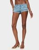 EDIKTED Jagger Low Rise Denim Shorts image number 1