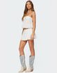 EDIKTED Dora Strapless Eyelet Babydoll Top image number 4
