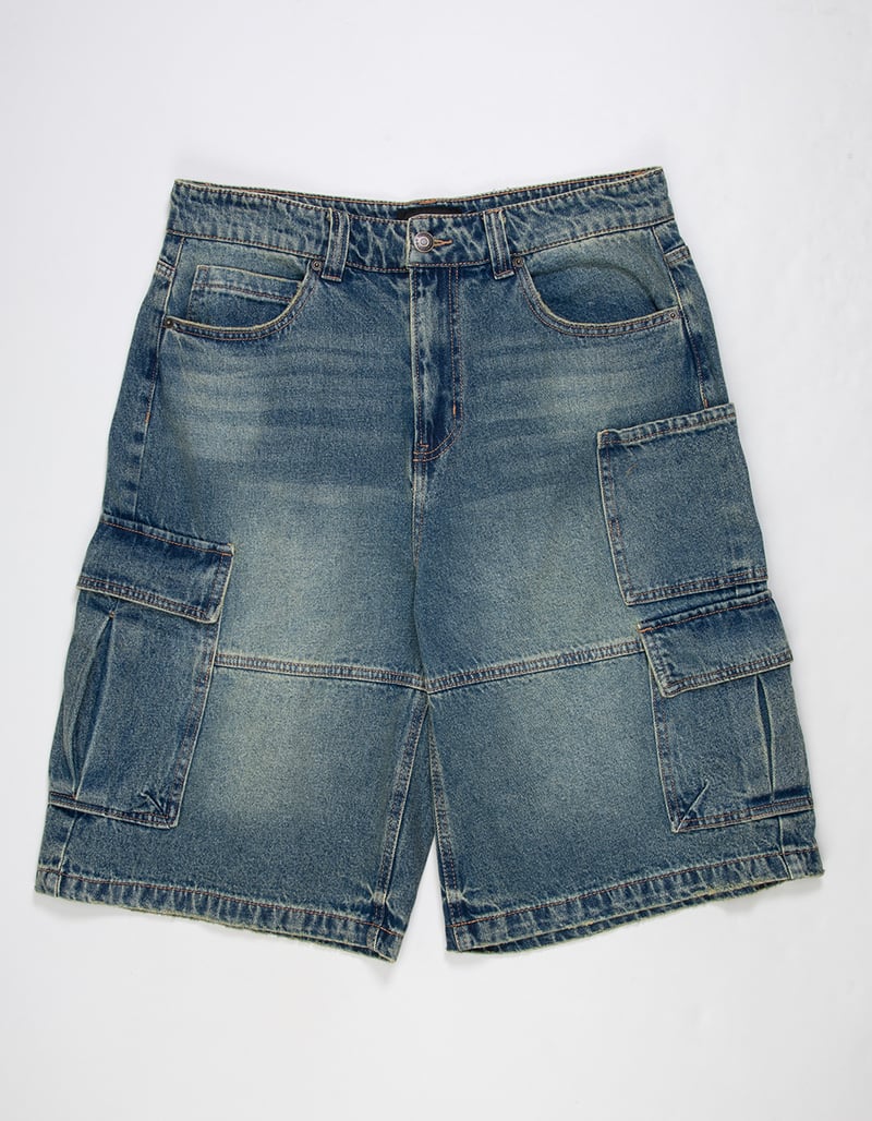 RSQ Mens Baggy Cargo Jorts image number 6