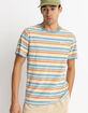 RHYTHM Everyday Mens Stripe Tee image number 3