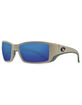 COSTA Blackfin Matte Sand & Blue Mirror Polarized Sunglasses image number 1