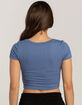 BOZZOLO Square Neck Womens Tee image number 4