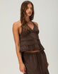 PATRONS OF PEACE Hagen Womens Halter Top image number 3