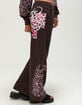ED HARDY Pink Leopard Womens Sweatpants image number 4