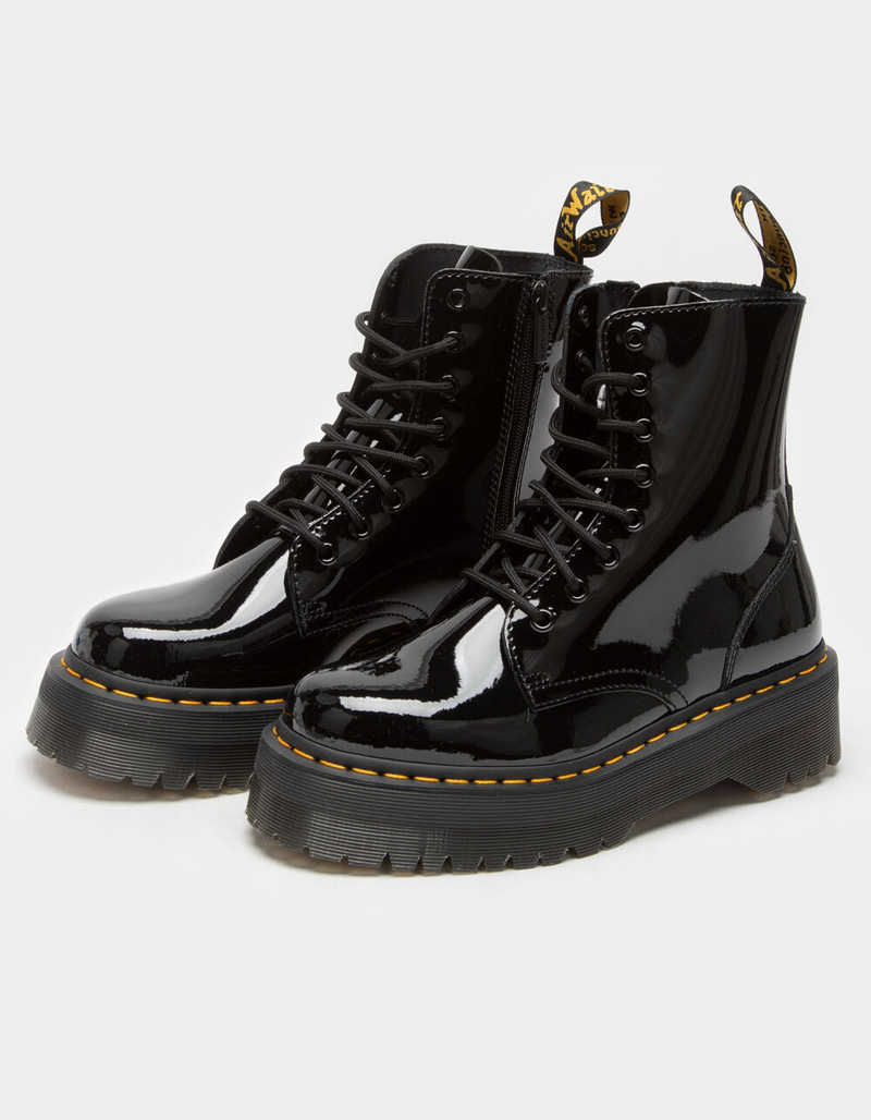 DR. MARTENS Jadon Patent Womens Platform Boots image number 0