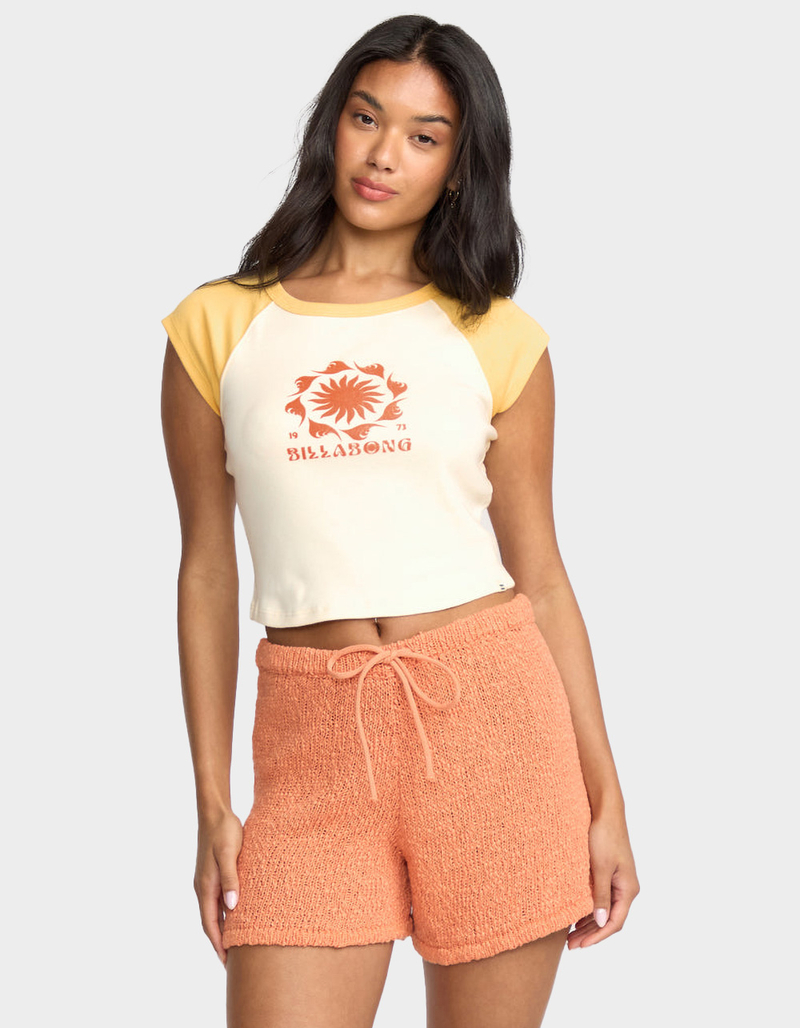 BILLABONG Beach Club Babe Womens Fitted Raglan Tee image number 0