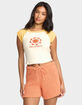 BILLABONG Beach Club Babe Womens Fitted Raglan Tee image number 1