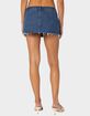 EDIKTED Clementine Low Rise Denim Micro Skort image number 5
