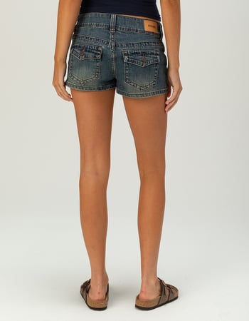 RSQ Womens Low Rise Micro Shorts Alternative Image