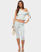 EDIKTED Adara Tie Capri Pants image number 5