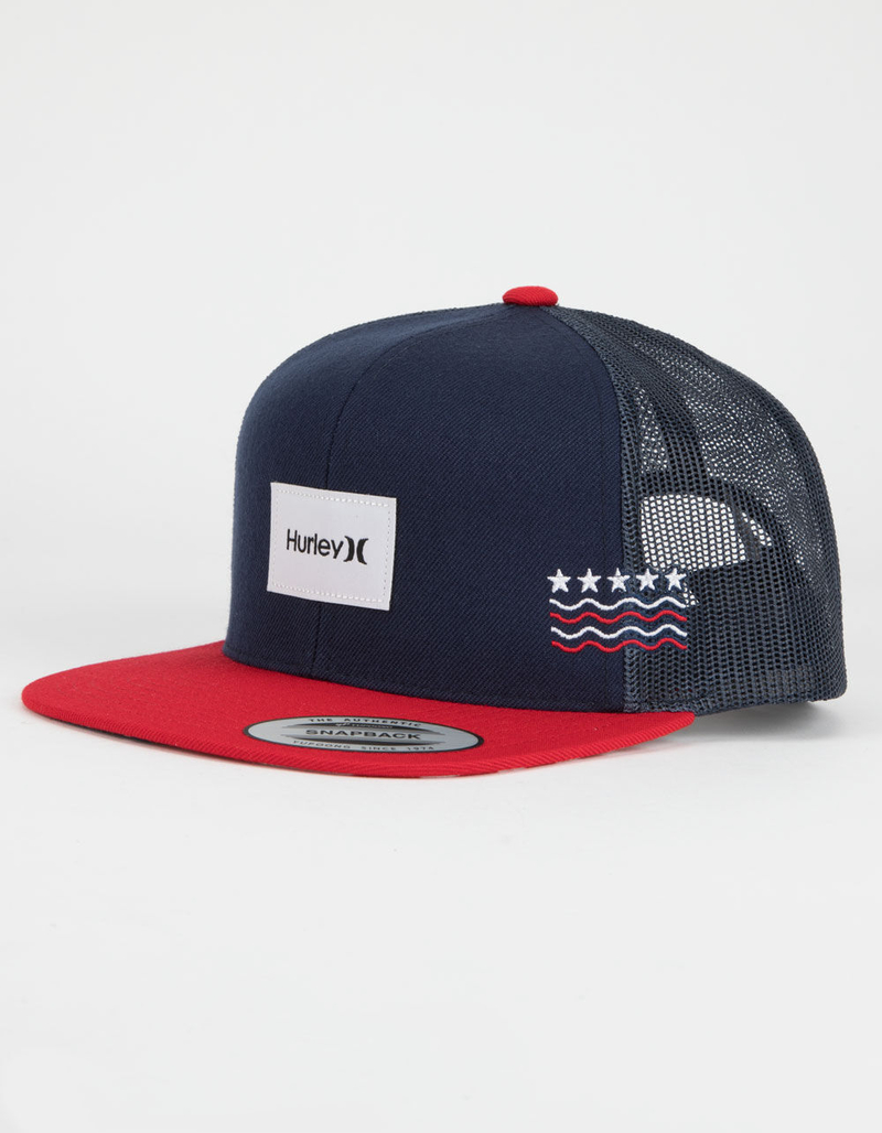 HURLEY Freedom Riders Navy Mens Trucker Hat image number 0