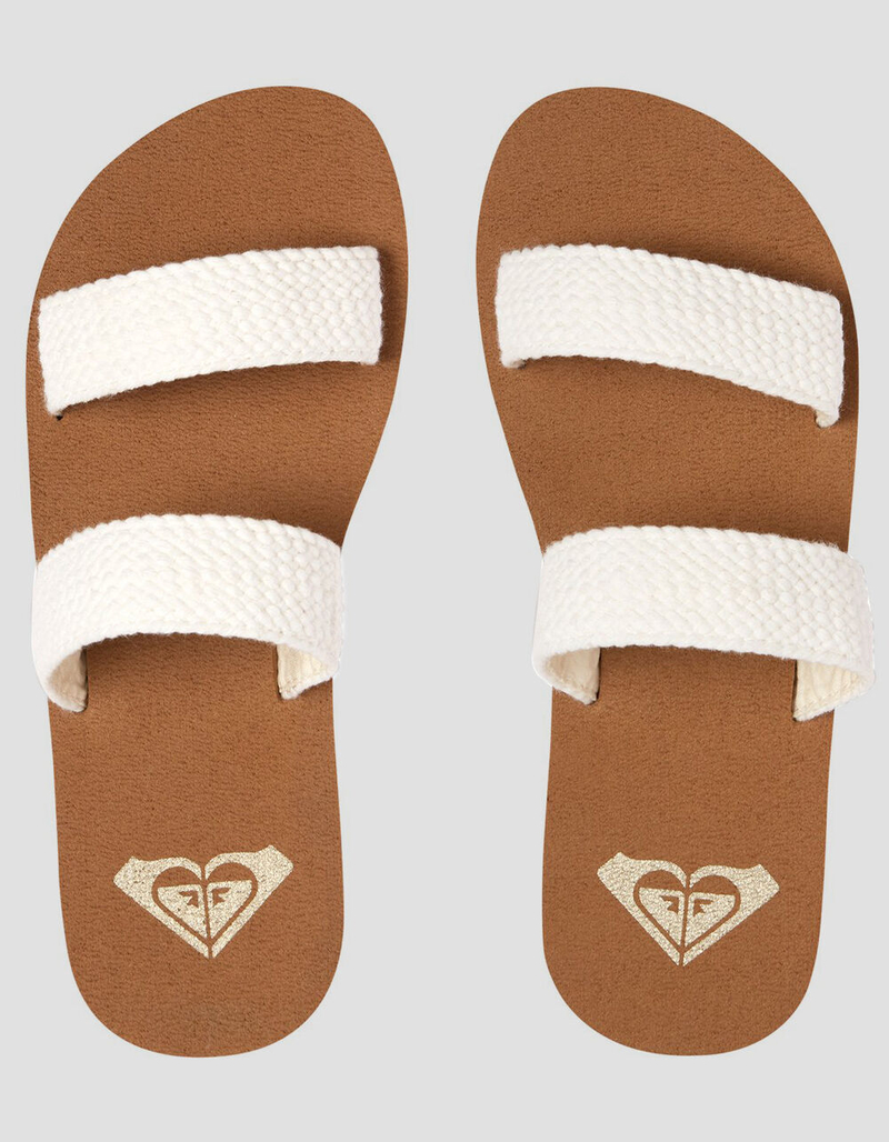ROXY Sanibel White Womens Sandals image number 1