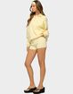 EDIKTED Lorie Mid Rise Ribbed Knit Shorts image number 4