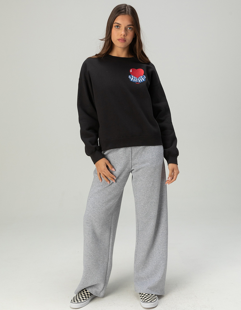OBEY Heart Womens Crewneck Sweatshirt image number 3
