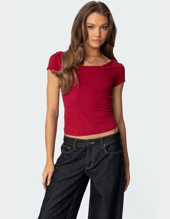 EDIKTED Javi Cowl Neck Top Primary Image