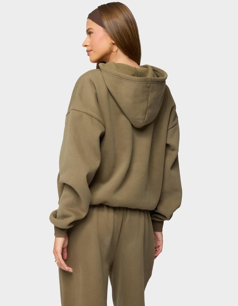 EDIKTED Camo Crush Edikted Oversized Hoodie image number 2
