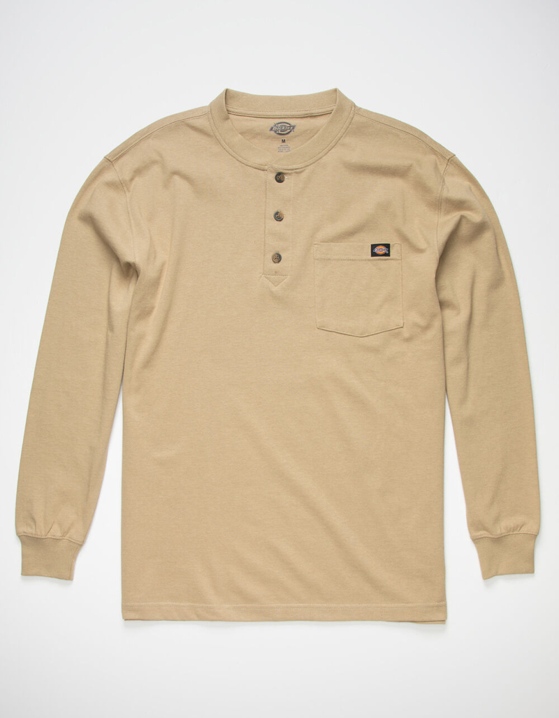 DICKIES Mens Pocket Henley image number 0