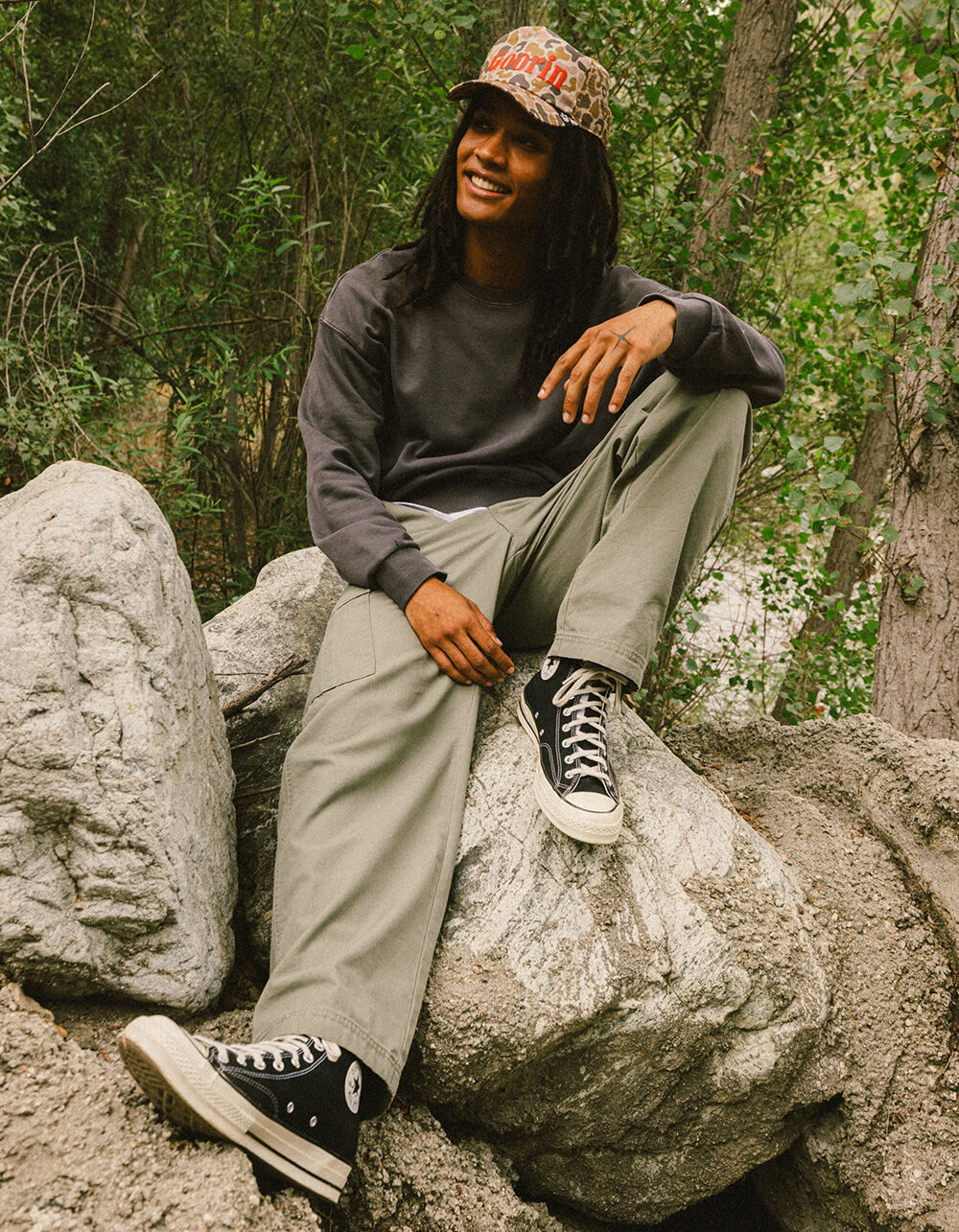 RSQ Mens Loose Cargo Pants - AGAVEE - 29x30 | Tillys