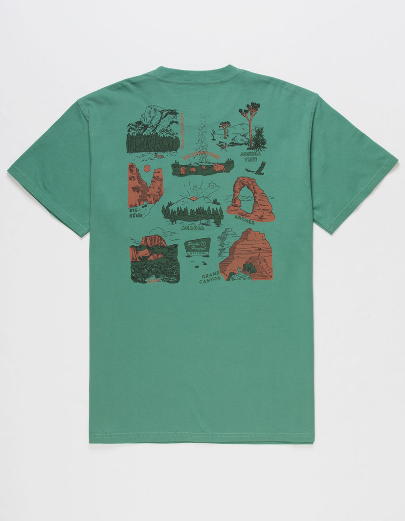 PARKS PROJECT Welcome Mens Pocket Tee image number 0